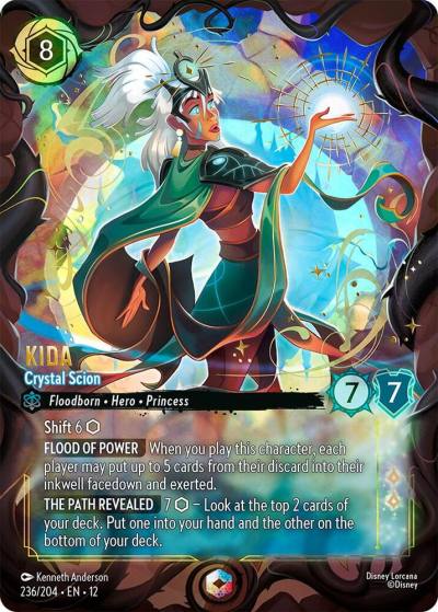 Kida Crystal Scion (Enchanted) 236/204 Wilds Unknown Lorcana card