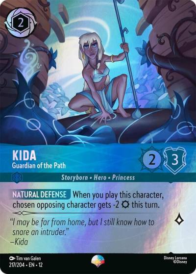 Kida Guardian of the Path (Epic) 217/204 Wilds Unknown Lorcana card