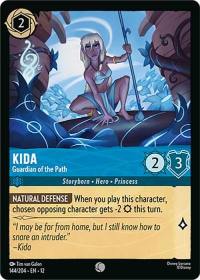 Kida Guardian of the Path 144/204 Wilds Unknown Lorcana card