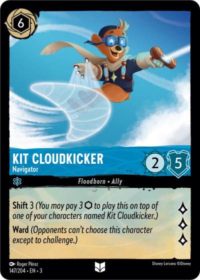 Kit Cloudkicker Navigator 147/204 Into the Inklands Lorcana card