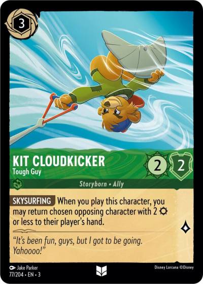 Kit Cloudkicker Tough Guy 77/204 Into the Inklands Lorcana card