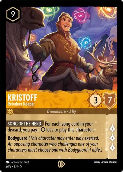 Kristoff Reindeer Keeper 2 Disney Lorcana Promo Cards Lorcana card