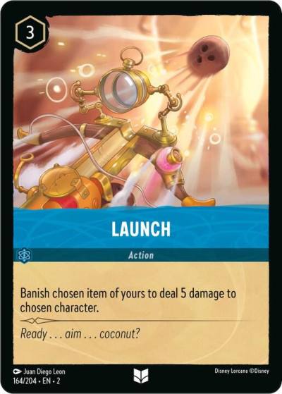 Launch 164/204 Rise of the Floodborn Lorcana card