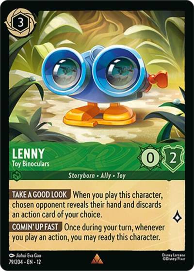 Lenny Toy Binoculars 79/204 Wilds Unknown Lorcana card