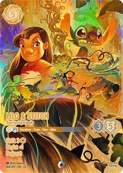 Lilo & Stitch Fun-Loving Friends (Iconic) 244/204 Attack of the Vine! Lorcana card