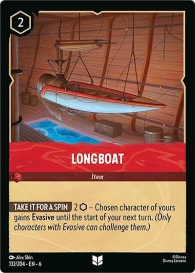 Longboat 132/204 Azurite Sea Lorcana card
