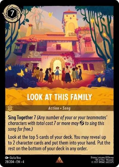 Look at This Family 28/204 Ursula's Return Lorcana card