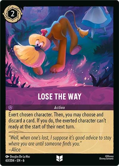 Lose the Way 63/204 Azurite Sea Lorcana card