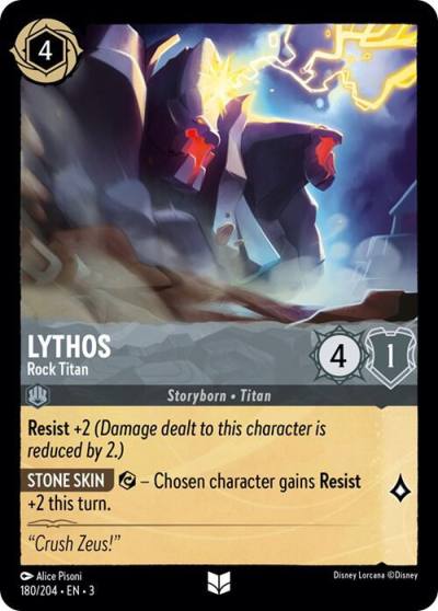 Lythos Rock Titan 180/204 Into the Inklands Lorcana card