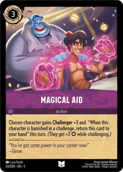 Magical Aid 63/204 Shimmering Skies Lorcana card