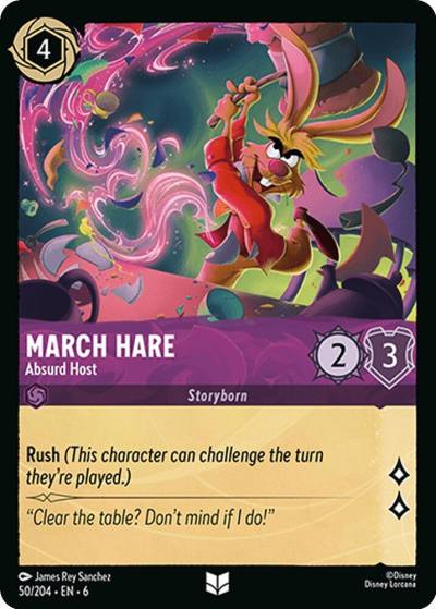 March Hare Absurd Host 50/204 Azurite Sea Lorcana card