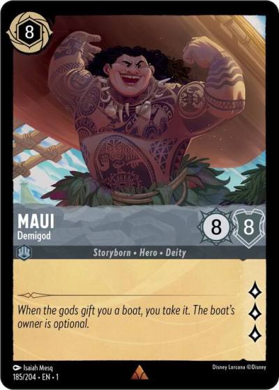 Maui Demigod 185/204 The First Chapter Lorcana card