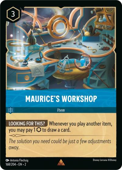 Maurices Workshop 168/204 Rise of the Floodborn Lorcana card