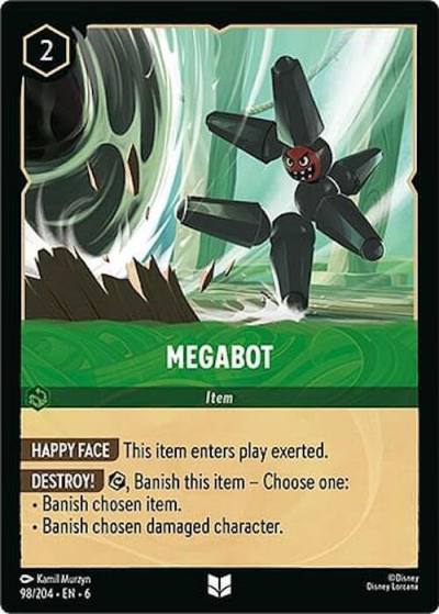 Megabot 98/204 Azurite Sea Lorcana card
