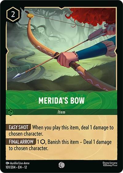 Merida's Bow 101/204 Wilds Unknown Lorcana card