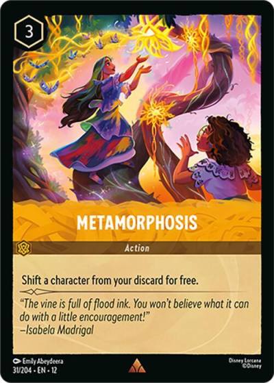 Metamorphosis 31/204 Wilds Unknown Lorcana card