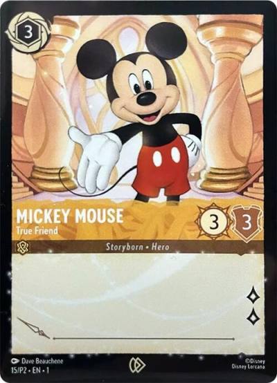 Mickey Mouse True Friend 15 Disney Lorcana Promo Cards Lorcana card
