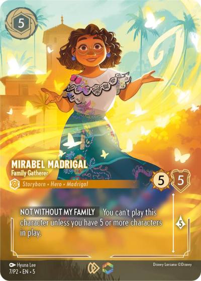 Mirabel Madrigal Family Gatherer Store Championship 7 Disney Lorcana Promo Cards Lorcana card