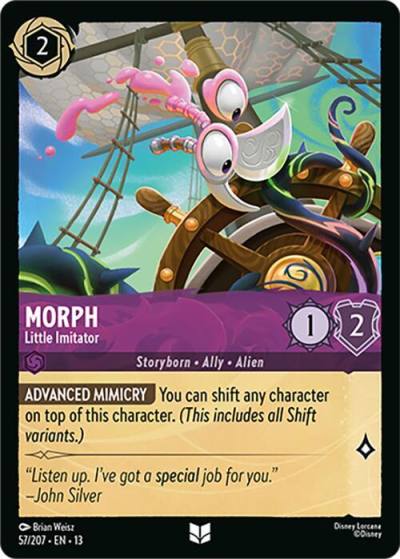 Morph Little Imitator 57/204 Attack of the Vine! Lorcana card