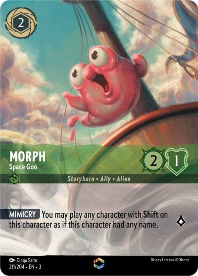 Morph Space Goo Enchanted 211/204 Into the Inklands Lorcana card