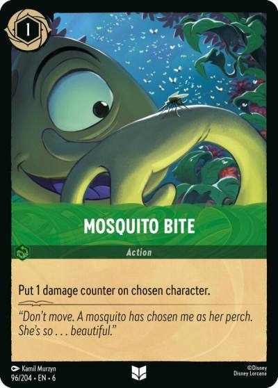 Mosquito Bite 96/204 Azurite Sea Lorcana card