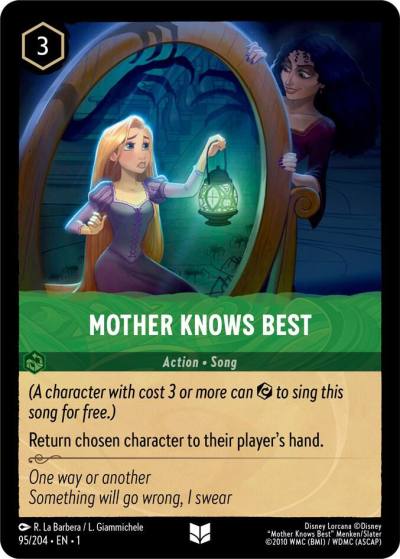 Mother Knows Best 95/204 The First Chapter Lorcana card