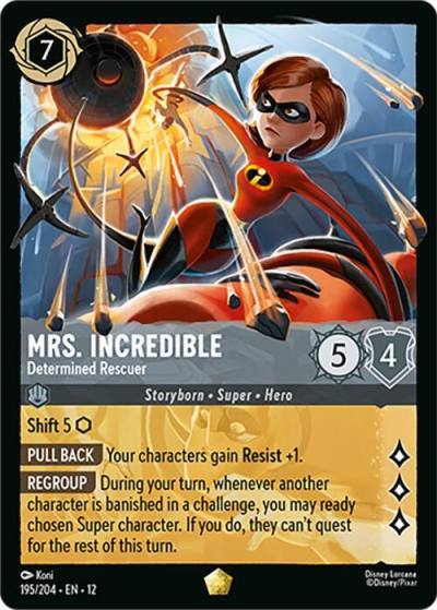 Mrs. Incredible Determined Rescuer 195/204 Wilds Unknown Lorcana card