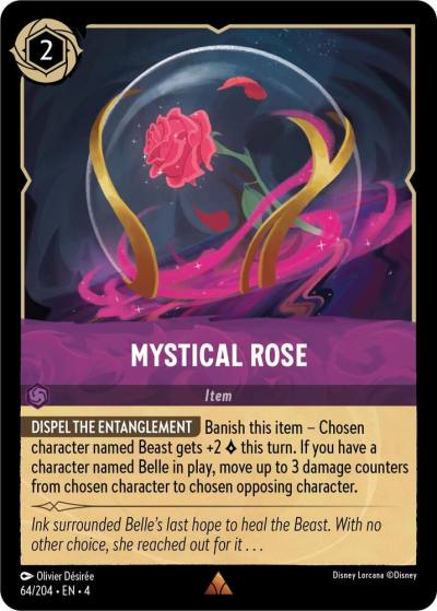 Mystical Rose 64/204 Ursula's Return Lorcana card