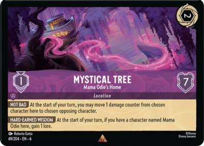 Mystical Tree Mama Odies Home 69/204 Azurite Sea Lorcana card