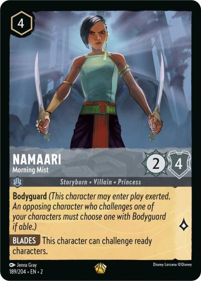 Namaari Morning Mist 189/204 Rise of the Floodborn Lorcana card