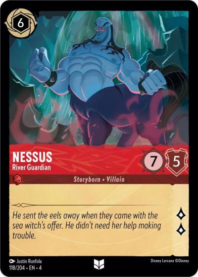 Nessus River Guardian 118/204 Ursula's Return Lorcana card