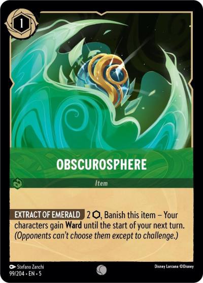 Obscurosphere 99/204 Shimmering Skies Lorcana card