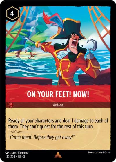 On Your Feet Now 130/204 Into the Inklands Lorcana card