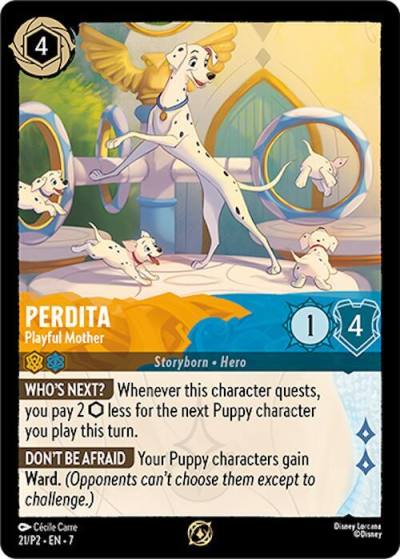 Perdita Playful Mother 21 Disney Lorcana Promo Cards Lorcana card