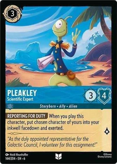 Pleakley Scientific Expert 144/204 Azurite Sea Lorcana card