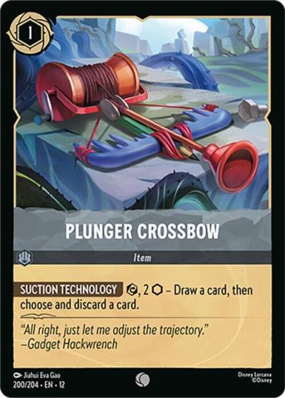 Plunger Crossbow 200/204 Wilds Unknown Lorcana card