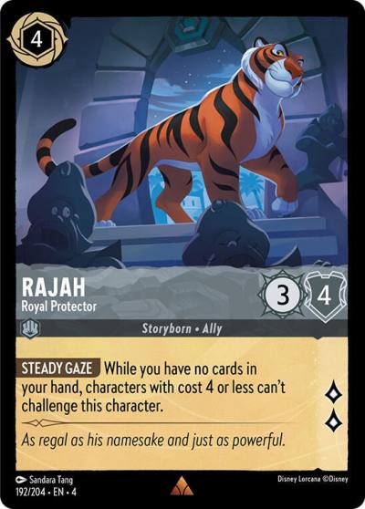 Rajah Royal Protector 192/204 Ursula's Return Lorcana card