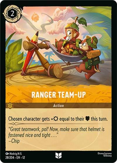Ranger Team-Up 28/204 Wilds Unknown Lorcana card