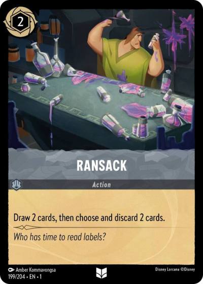 Ransack 199/204 The First Chapter Lorcana card