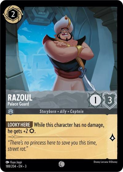 Razoul Palace Guard 188/204 Into the Inklands Lorcana card