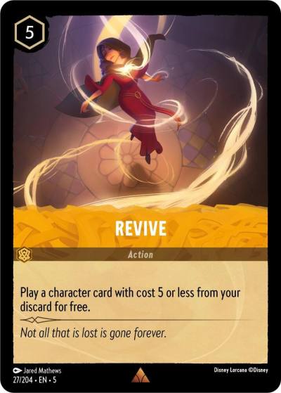 Revive 27/204 Shimmering Skies Lorcana card