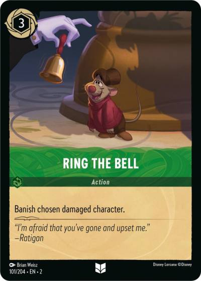Ring the Bell 101/204 Rise of the Floodborn Lorcana card
