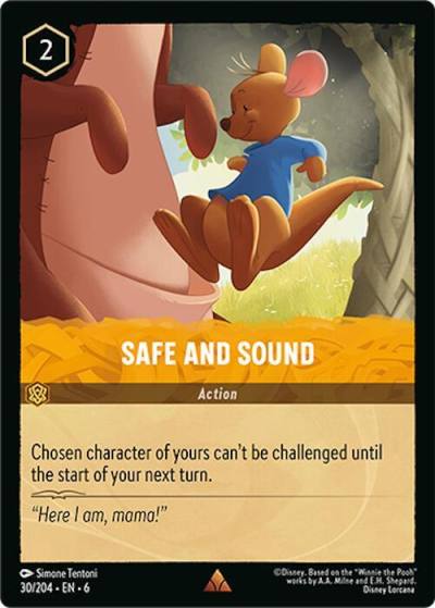 Safe and Sound 30/204 Azurite Sea Lorcana card