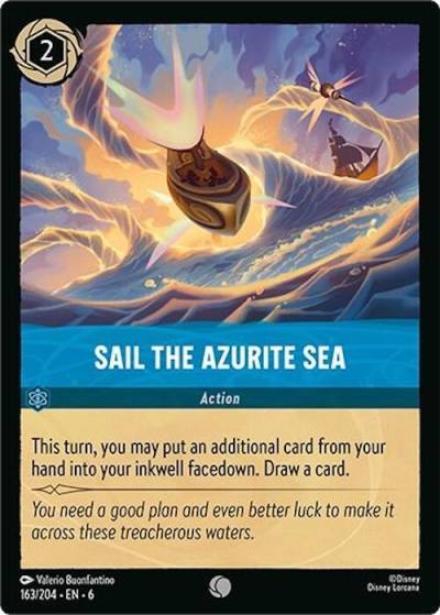 Sail the Azurite Sea 163/204 Azurite Sea Lorcana card