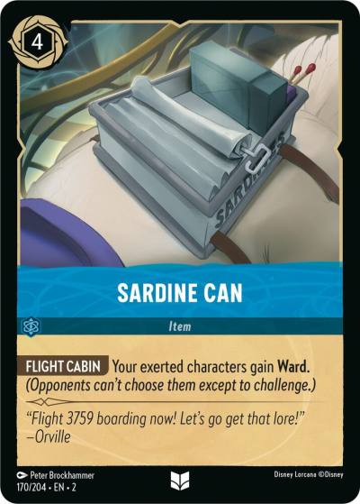 Sardine Can 170/204 Rise of the Floodborn Lorcana card