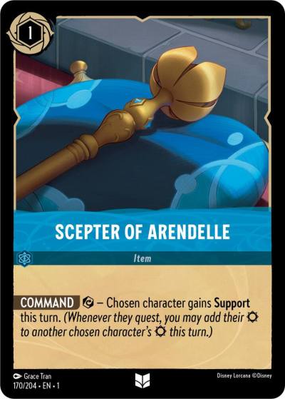 Scepter of Arendelle 170/204 The First Chapter Lorcana card