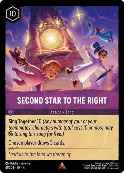 Second Star to the Right 61/204 Ursula's Return Lorcana card