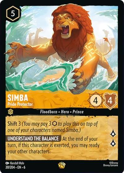 Simba Pride Protector 20/204 Azurite Sea Lorcana card