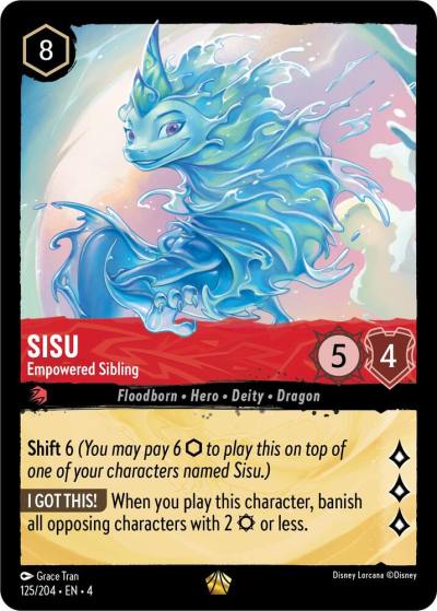 Sisu Empowered Sibling 125/204 Ursula's Return Lorcana card