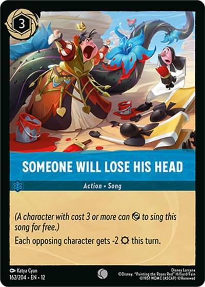 Someone Will Lose His Head 162/204 Wilds Unknown Lorcana card